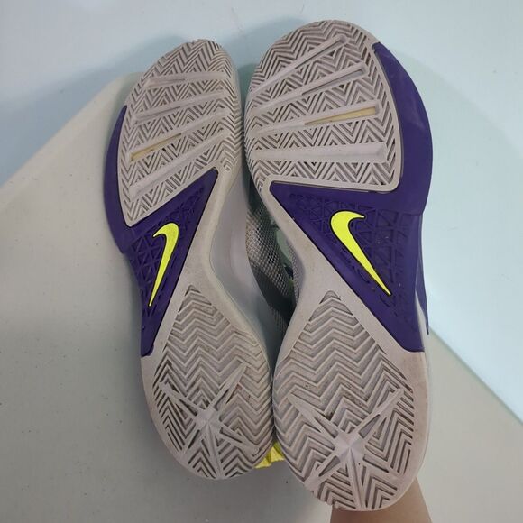 Nike Mens 12 Zoom Hyperfuse 2014 615896-005 Gray Purple sneakers shoes - Picture 4 of 5